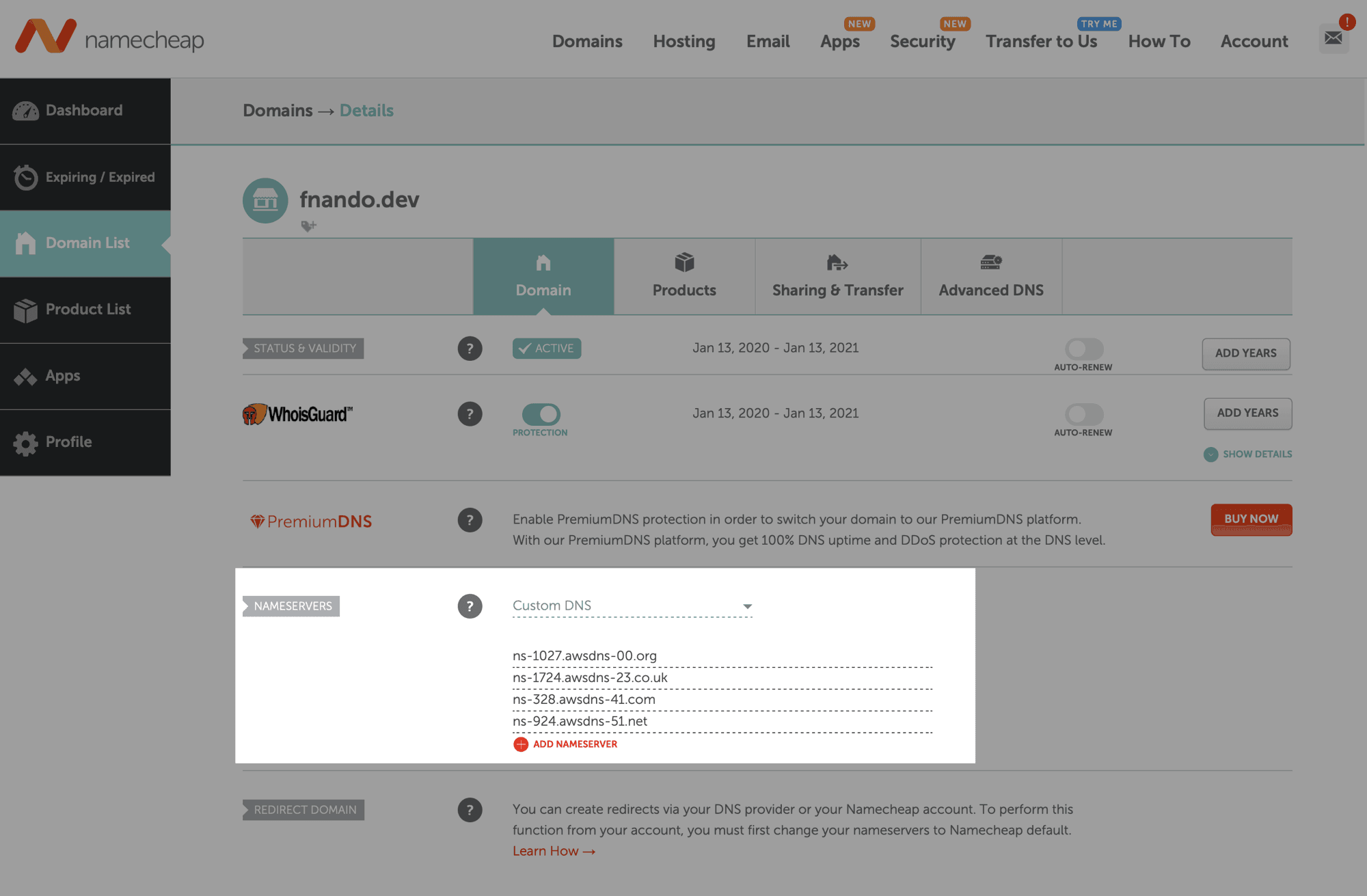 namecheap