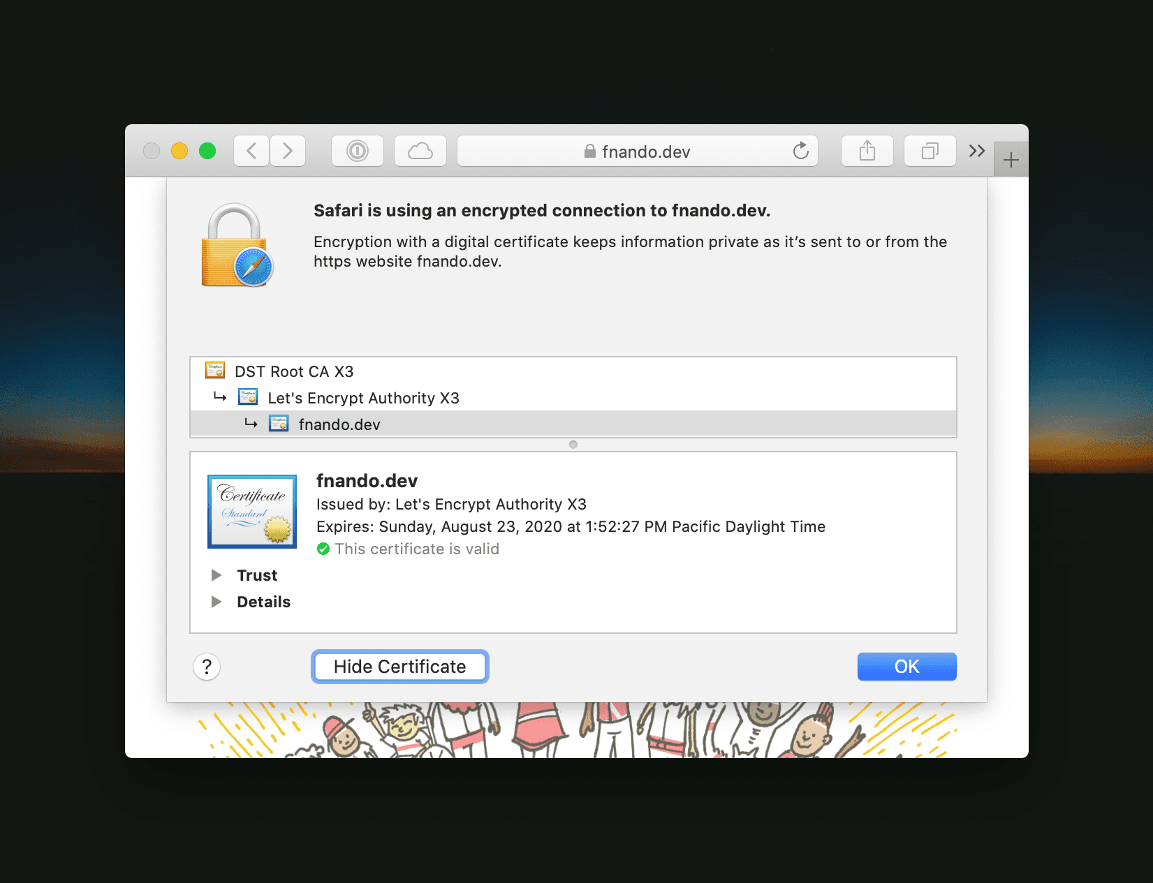 safari-certificate